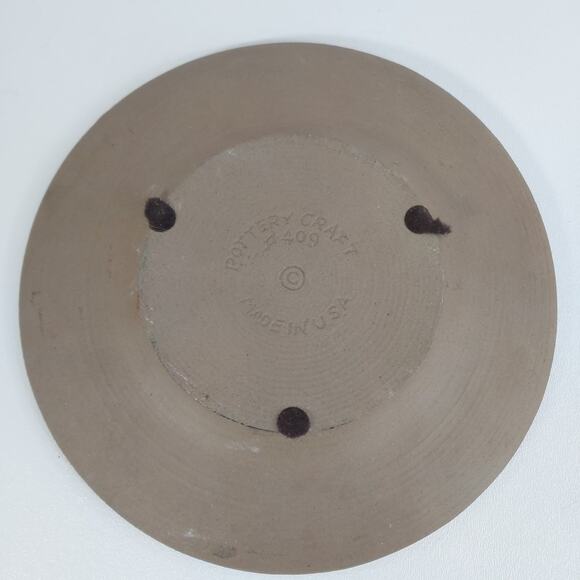 Vintage‎ Pottery Craft # 409 Ashtray Made In USA - Picture 4 of 6
